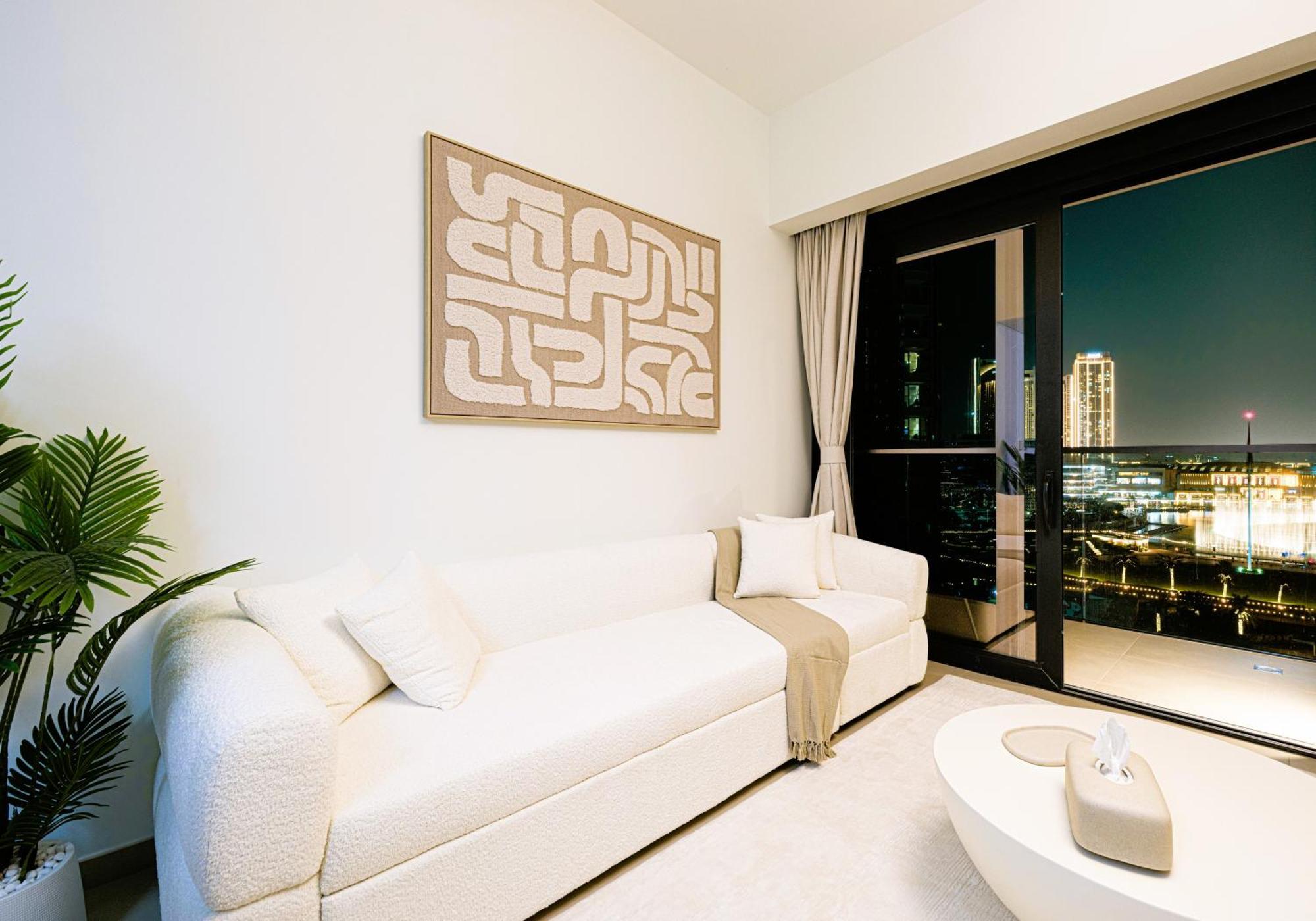 Apartment Iconic Two-Bedroom Apartment With Full Burj Khalifa & Fountain View By Prestige Nest Dubai