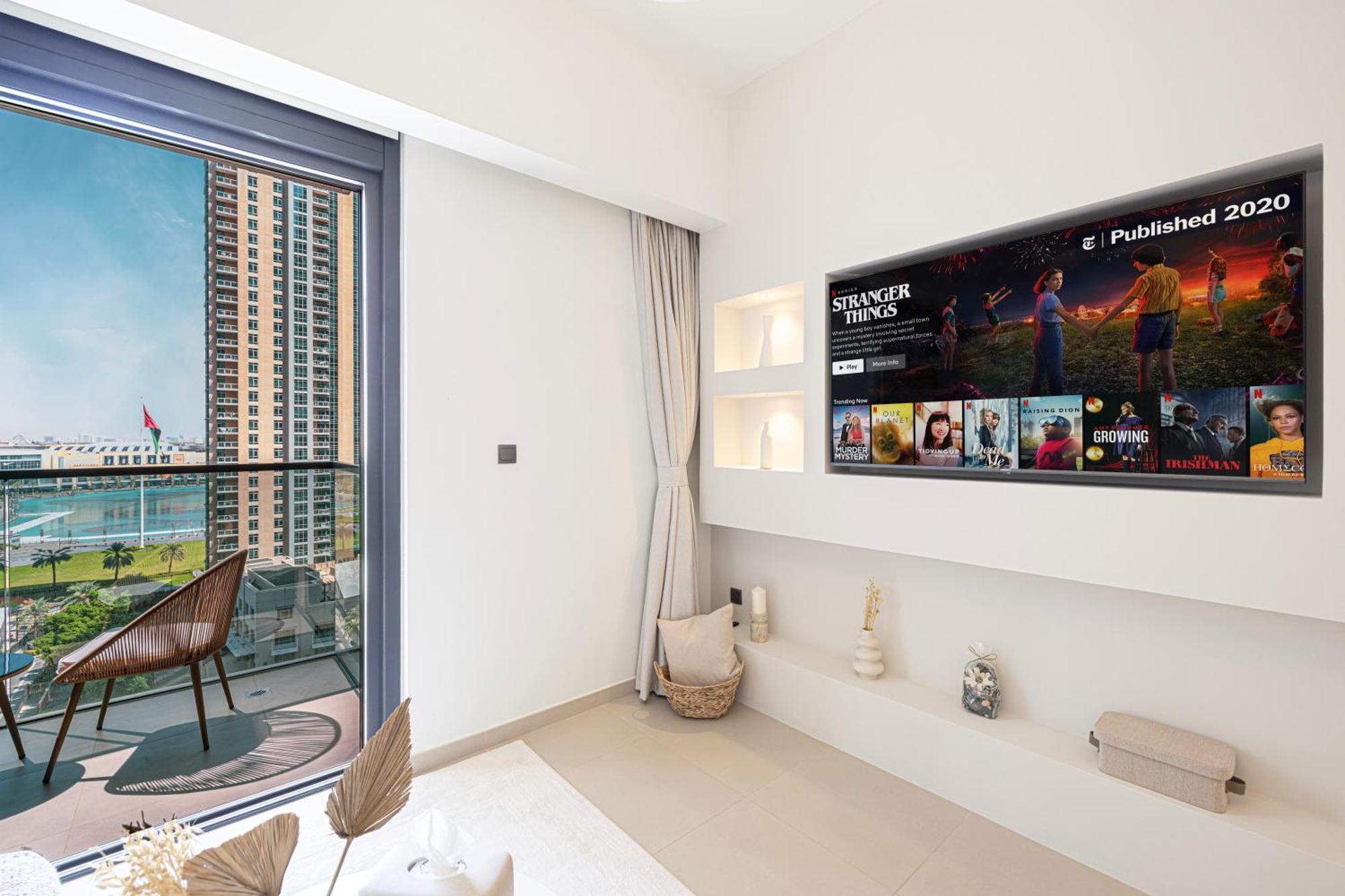 Iconic Two-Bedroom Apartment With Full Burj Khalifa & Fountain View By Prestige Nest Dubai